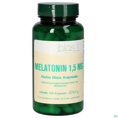 Bios Melatonin Ruhe 1,5mg 100 Kapseln, A-Nr.: 4247016 - 01