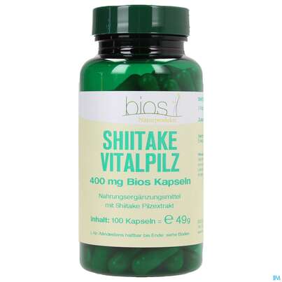 Bios Shiitake Vitalpilz 400mg 100 Kapseln, A-Nr.: 4049210 - 01