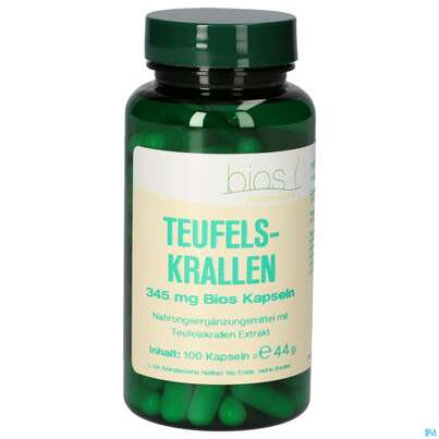 Bios Teufelskrallen 345mg N 100 Kapseln, A-Nr.: 4597041 - 01
