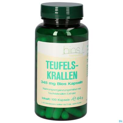 Bios Teufelskrallen 345mg N 100 Kapseln, A-Nr.: 4597041 - 02