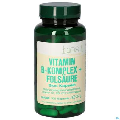 Bios Vitamin B Komplex + Folsäure 100 Kapseln, A-Nr.: 3893518 - 01