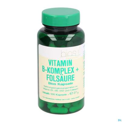 Bios Vitamin B Komplex + Folsäure 100 Kapseln, A-Nr.: 3893518 - 02