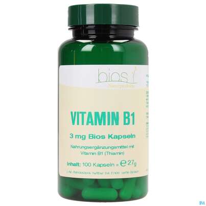 Bios Vitamin B1 3mg 100 Kapseln, A-Nr.: 3893406 - 01