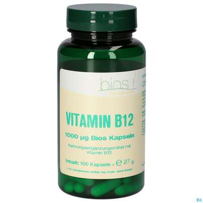 Bios Vitamin B12 1000mcg 100 Kapseln, A-Nr.: 5038131 - 02