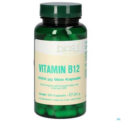 Bios Vitamin B12 5000 μg 100 Kapseln, A-Nr.: 5581409 - 01
