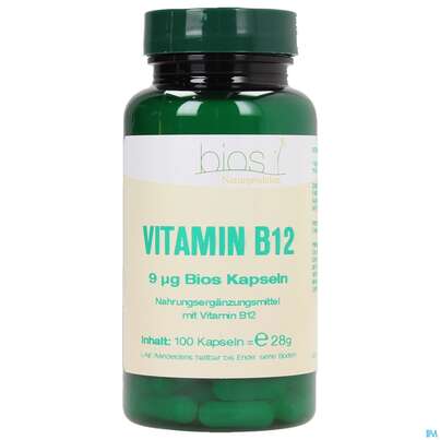Bios Vitamin B12 9µg 100 Kapseln, A-Nr.: 3893464 - 01