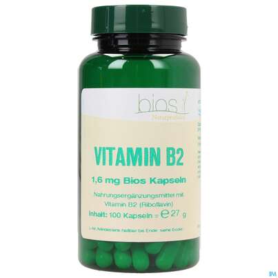 Bios Vitamin B2 1,6mg 100 Kapseln, A-Nr.: 3893435 - 01