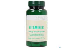 Bios Vitamin K1 60 µg 100 Kapseln, A-Nr.: 3893582 - 01