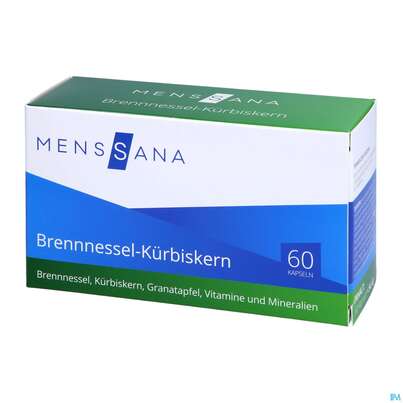Brennnessel Kapseln -menssana +kuerbiskern 60st, A-Nr.: 4075638 - 02