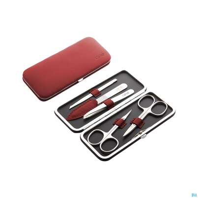 Sie sehen eine Packung Canal Buegeletui/5-teilig Rot 5374- 1st, Produktbild: 01 Canal Buegeletui/5-teilig Rot 5374- 1st, A-Nr.: 5600087 - 01