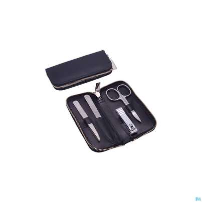 Sie sehen eine Packung Canal Etui/4-teilig Reissverschluss Rindspaltleder Schwarz5381- 1st, Produktbild: 01 Canal Etui/4-teilig Reissverschluss Rindspaltleder Schwarz5381- 1st, A-Nr.: 4803664 - 01