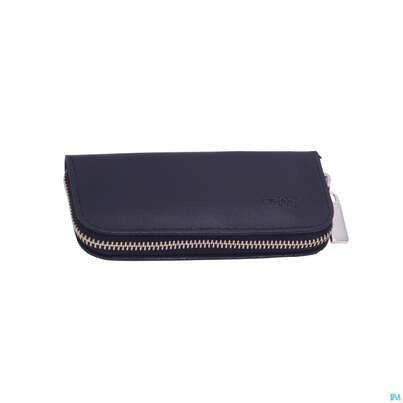 Sie sehen eine Packung Canal Etui/4-teilig Reissverschluss Rindspaltleder Schwarz5381- 1st, Produktbild: 02 Canal Etui/4-teilig Reissverschluss Rindspaltleder Schwarz5381- 1st, A-Nr.: 4803664 - 02