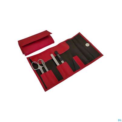 Sie sehen eine Packung Canal Rolletui/4-teilig Magnetverschluss Rot 5371- 1st, Produktbild: 01 Canal Rolletui/4-teilig Magnetverschluss Rot 5371- 1st, A-Nr.: 4787178 - 01