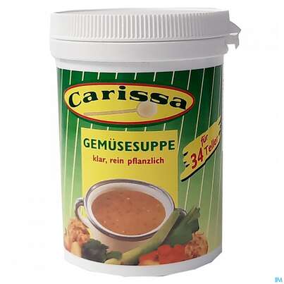Sie sehen eine Packung Carissa Gemuesesuppe 200g, Produktbild: 01 Carissa Gemuesesuppe 200g, A-Nr.: 0918442 - 01