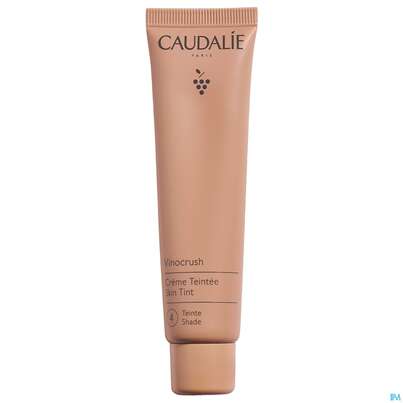 Sie sehen eine Packung Caudalie Vinocrush Getoente Creme 4 30ml, Produktbild: 01 Caudalie Vinocrush Getoente Creme 4 30ml, A-Nr.: 5829683 - 01