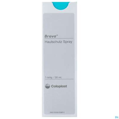 Sie sehen eine Packung Colostomiezubehoer Coloplast/brava Hautschutz Spray -col 12020 50ml, Produktbild: 01 Colostomiezubehoer Coloplast/brava Hautschutz Spray -col 12020 50ml, A-Nr.: 4096209 - 01