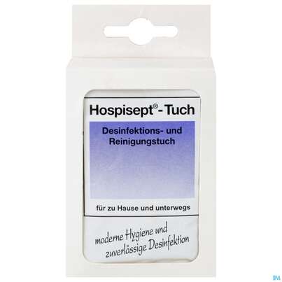 Sie sehen eine Packung Desinfektionstuecher Lysoform Hospisept 15st, Produktbild: 01 Desinfektionstuecher Lysoform Hospisept 15st, A-Nr.: 2958753 - 01