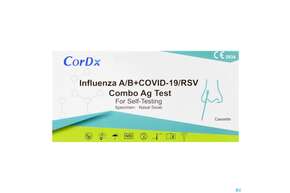 Diagnostika U.zubehoer Cordx Rsv+flu A/b+covid Ag Einzeltest Zur Selbstanwendung 40023 1st, A-Nr.: 5740345 - 01