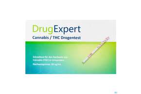 Diagnostika U.zubehoer Drugexpert/schnelltest Teststreifen Urin Thc 50ng 1st, A-Nr.: 5201594 - 01