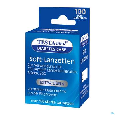 Diagnostika U.zubehoer Testamed Advance Softlanzetten 100st, A-Nr.: 5441163 - 02