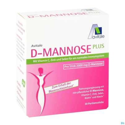 D-mannose Sticks 2000mg Plus 30st, A-Nr.: 5296034 - 01