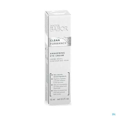 Sie sehen eine Packung Dr.babor Cleanformance Awakening Eye Cream 48006 15ml, Produktbild: 01 Dr.babor Cleanformance Awakening Eye Cream 48006 15ml, A-Nr.: 5579602 - 01