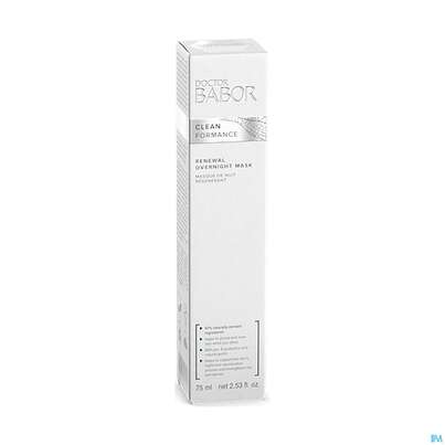 Sie sehen eine Packung Dr.babor Cleanformance Overnight Mask 48006 75ml, Produktbild: 01 Dr.babor Cleanformance Overnight Mask 48006 75ml, A-Nr.: 5579631 - 01