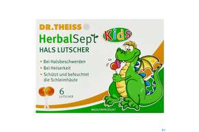 Dr.theiss Herbalsept Kids Lutscher Hals 6st, A-Nr.: 5790610 - 01