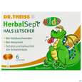 Sie sehen eine Packung Dr.theiss Herbalsept Kids Lutscher Hals 6st, Produktbild: 01 Dr.theiss Herbalsept Kids Lutscher Hals 6st, A-Nr.: 5790610 - 01