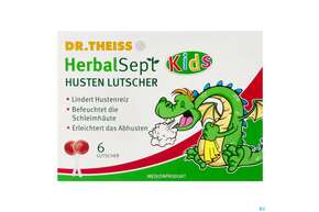 Dr.theiss Herbalsept Kids Lutscher Husten 6st, A-Nr.: 5790604 - 01