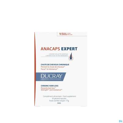 Sie sehen eine Packung Ducray Anacaps F.d.haar Haarausfall Kapseln Expert23 90st, Produktbild: 09 Ducray Anacaps F.d.haar Haarausfall Kapseln Expert23 90st, A-Nr.: 5688886 - 09