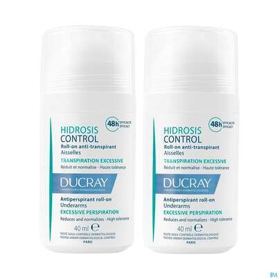 Ducray Hidrosis Control Roll-on Duo 2x40m 2st, A-Nr.: 5179110 - 02