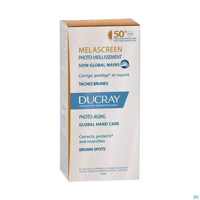 Sie sehen eine Packung Ducray Melascreen Photo-aging Intensive Handcreme 50ml, Produktbild: 02 Ducray Melascreen Photo-aging Intensive Handcreme 50ml, A-Nr.: 4834943 - 02