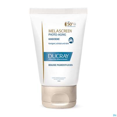 Sie sehen eine Packung Ducray Melascreen Photo-aging Intensive Handcreme 50ml, Produktbild: 04 Ducray Melascreen Photo-aging Intensive Handcreme 50ml, A-Nr.: 4834943 - 04