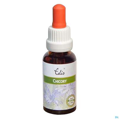 Sie sehen eine Packung Edis Bio 08 Chicory Alkoholfrei 20ml, Produktbild: 01 Edis Bio 08 Chicory Alkoholfrei 20ml, A-Nr.: 4107545 - 01