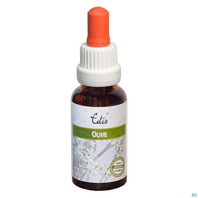 Sie sehen eine Packung Edis Bio 23 Olive Alkoholfrei 20ml, Produktbild: 01 Edis Bio 23 Olive Alkoholfrei 20ml, A-Nr.: 4107700 - 01