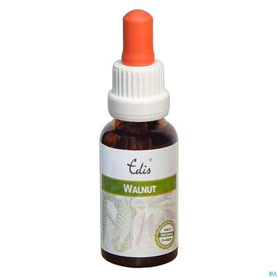 Sie sehen eine Packung Edis Bio 33 Walnut Alkoholfrei 20ml, Produktbild: 01 Edis Bio 33 Walnut Alkoholfrei 20ml, A-Nr.: 4107812 - 01