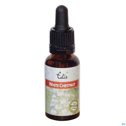 Sie sehen eine Packung Edis Bio 35 White Chestnut 20ml, Produktbild: 01 Edis Bio 35 White Chestnut 20ml, A-Nr.: 4108289 - 01