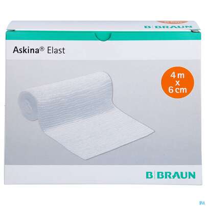 Elastische Binden Askina Elast Fixierbinde 4mx 6cm 20st, A-Nr.: 1777877 - 01