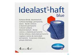 Elastische Binden Idealast/haft Kohaesiv/color Blau 4mx 4cm 1st, A-Nr.: 4174576 - 01