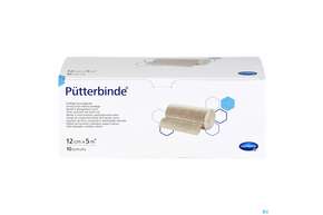 Elastische Binden Puetterbinde Hautf 5mx 12cm 10st, A-Nr.: 3424551 - 01