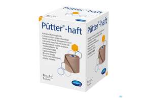 Elastische Binden Puetter-haft Latexfrei Kohaes.kompressionbinde 5mx 8cm 1st, A-Nr.: 4174547 - 01