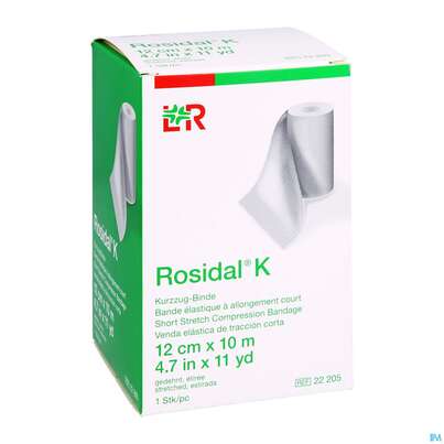 Sie sehen eine Packung Elastische Binden Rosidal Hautfarben Kraeftig 10mx 12cm 1st, Produktbild: 03 Elastische Binden Rosidal Hautfarben Kraeftig 10mx 12cm 1st, A-Nr.: 2669948 - 03