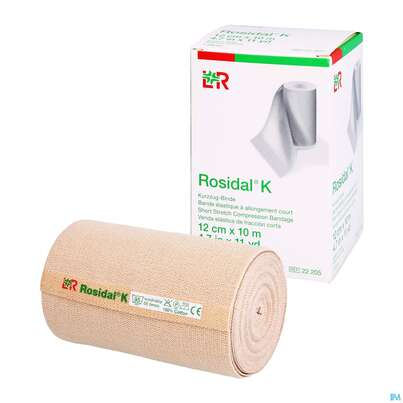 Sie sehen eine Packung Elastische Binden Rosidal Hautfarben Kraeftig 10mx 12cm 1st, Produktbild: 04 Elastische Binden Rosidal Hautfarben Kraeftig 10mx 12cm 1st, A-Nr.: 2669948 - 04