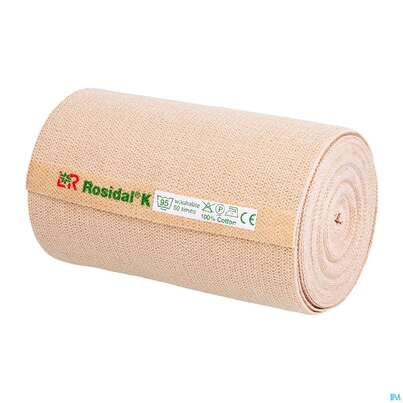 Sie sehen eine Packung Elastische Binden Rosidal Hautfarben Kraeftig 10mx 12cm 1st, Produktbild: 06 Elastische Binden Rosidal Hautfarben Kraeftig 10mx 12cm 1st, A-Nr.: 2669948 - 06