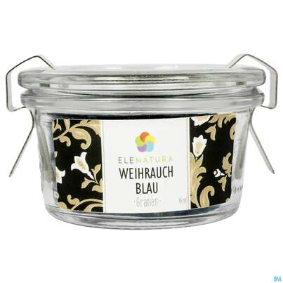 Sie sehen eine Packung Elenatura Raeucher Weihrauch Granen Blau 48ml, Produktbild: 02 Elenatura Raeucher Weihrauch Granen Blau 48ml, A-Nr.: 4588332 - 02