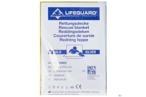 Erste Hilfe Rettungsdecke -healthcare24 160x 210cm Silver Goldh1 16 1st, A-Nr.: 5577158 - 01