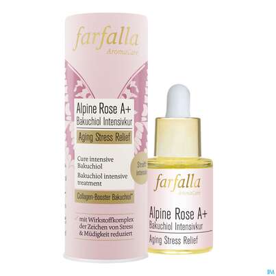 Farfalla Alpine Rose A+ Aging Stress Relief Bakuchiol Intensivkur 15ml, A-Nr.: 5715821 - 02