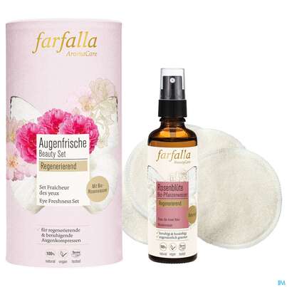 Sie sehen eine Packung Farfalla Augenfrische Beauty Set 1st, Produktbild: 01 Farfalla Augenfrische Beauty Set 1st, A-Nr.: 5750929 - 01