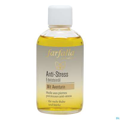 Sie sehen eine Packung Farfalla Edelsteinoel Anti-stress 100ml, Produktbild: 02 Farfalla Edelsteinoel Anti-stress 100ml, A-Nr.: 5675599 - 02